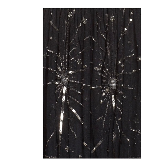 NWT $349 Adrianna Papell Embellished‎ Strapless Mesh Gown [ SZ 6 ] - Picture 6 of 6